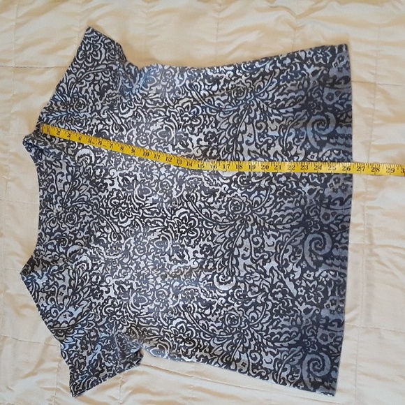 Style & Co Tie Dyed Top Gray Size 2X - Picture 3 of 6